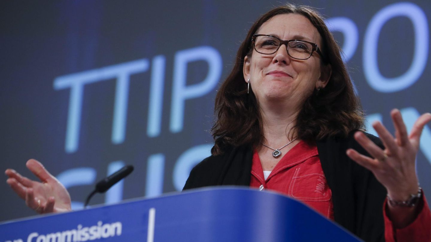 La comisaria europea de Comercio, Cecilia Malmström. (EFE)