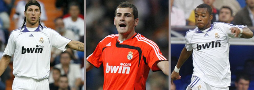 Foto: Ramos, Casillas y Robinho: renovaciones prioritarias