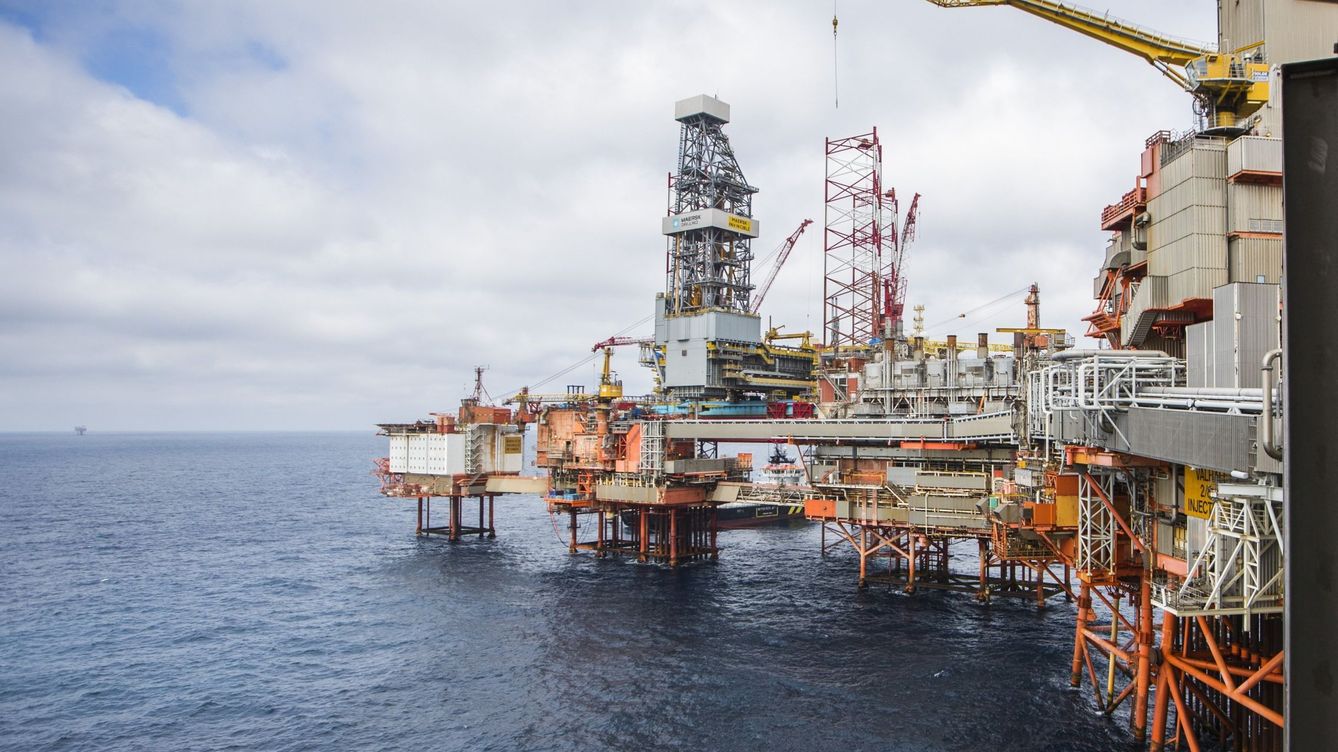 Foto: Archivo: la plataforma petrolífera de Aker BP en el mar del Norte. (EFE/Hakon Mosvold Larsen)