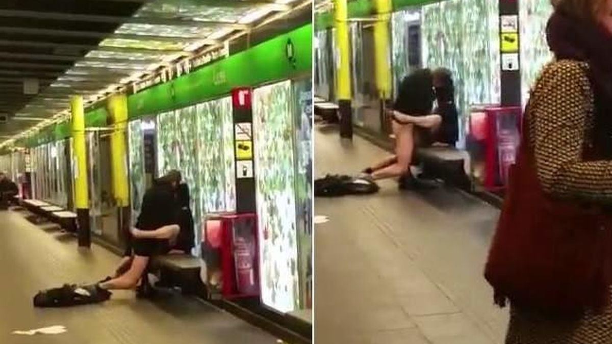 Sexo, orín y huelga en el metro de Barcelona: los vídeos que escandalizan y señalan a Colau