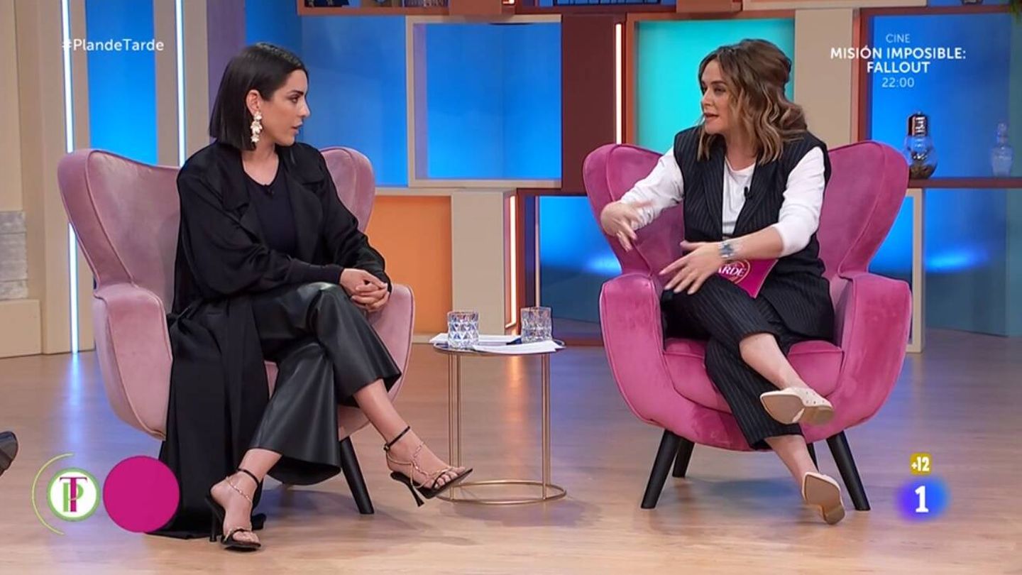 Ruth Lorenzo junto a Toñi Moreno en 'Plan de tarde'. (RTVE)