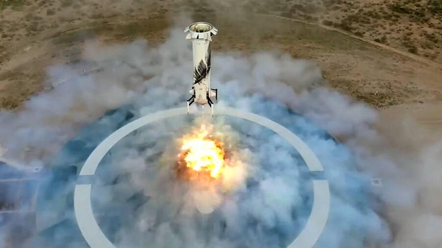 Aterrizaje del propulsor (Blue Origin)