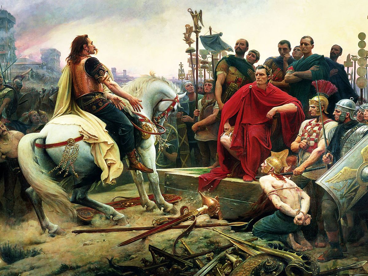 Julio César contra Vercingétorix: fin de mil años de civilización celta y un millón de muertos
