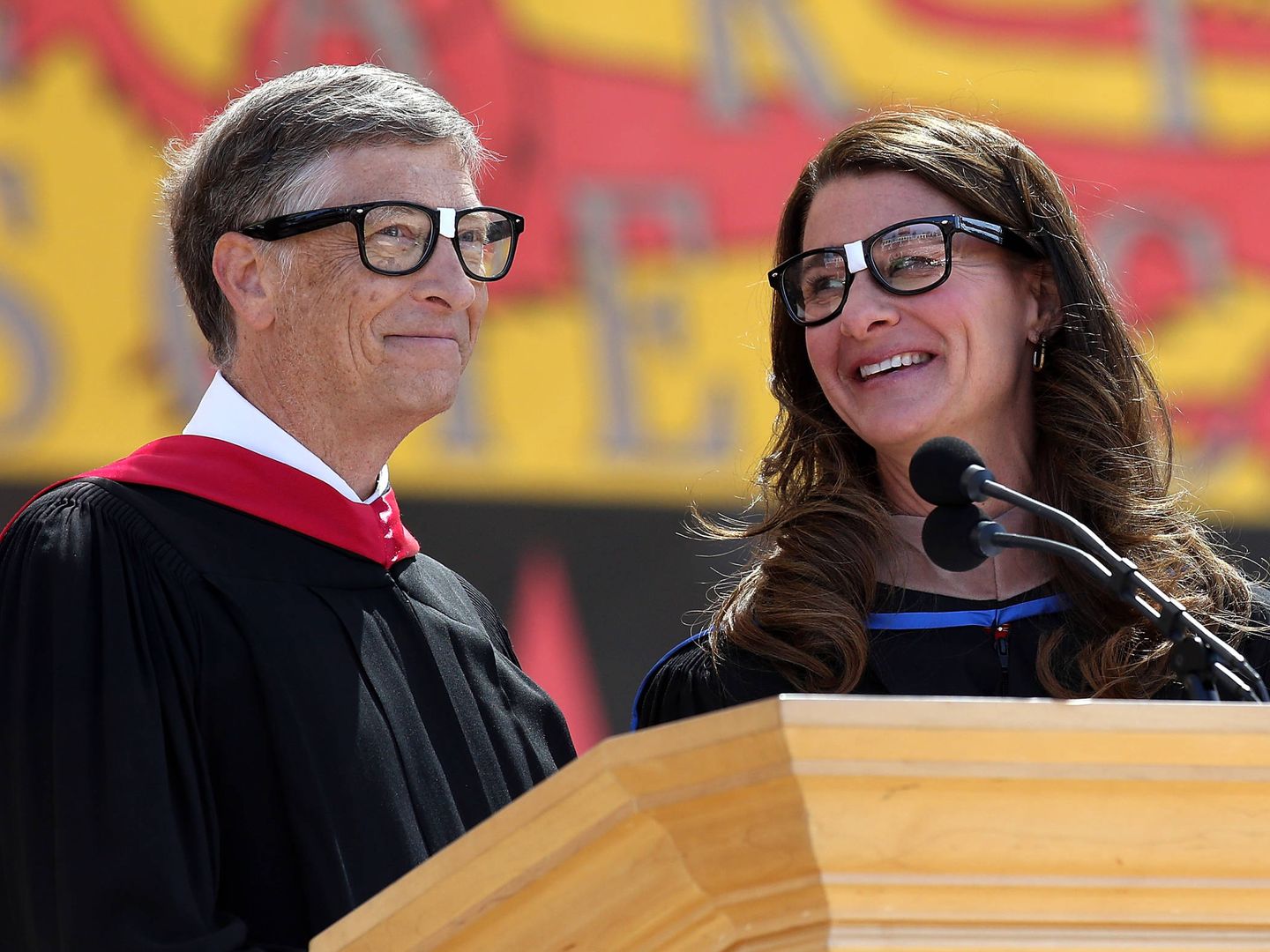  Bill y Melinda Gates. (Getty)