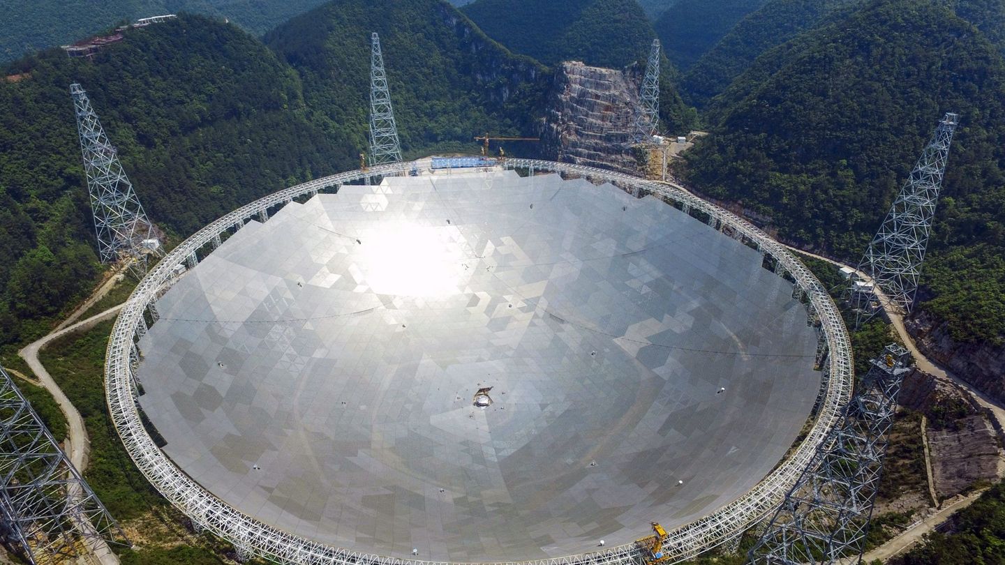 El Telescopio Esférico con Apertura, el más grande del mundo. (EFE)