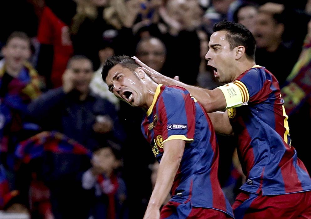 Foto: Xavi y Villa meditan emigrar a la Major Soccer League (EFE)
