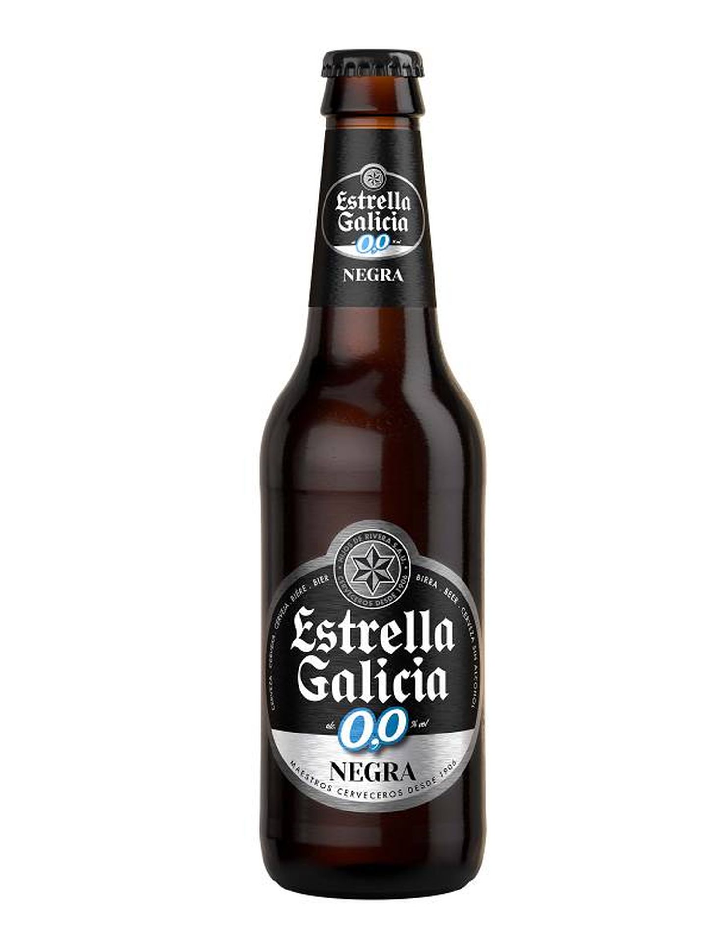 Estrella Galicia 0,0 Negra.