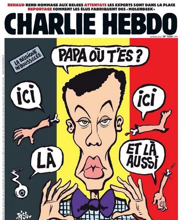 Foto: Portada de 'Charlie Hebdo' sobre los atentados de Bruselas