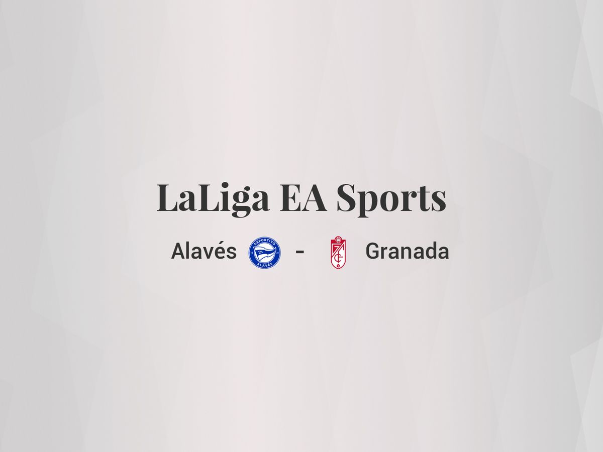 Foto: Resultados Deportivo Alavés - Granada de LaLiga EA Sports (C.C./Diseño EC)