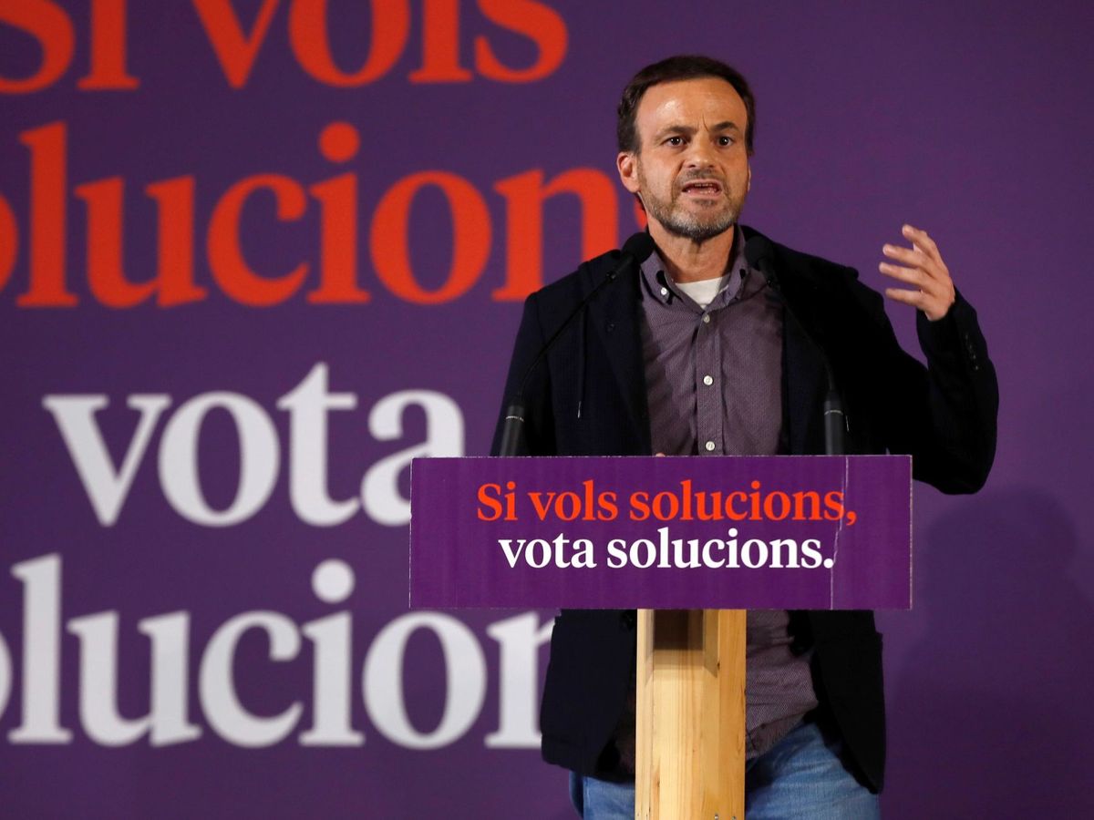 Foto: El cabeza de lista de En Comú Podem al Congreso, Jaume Asens. (EFE)