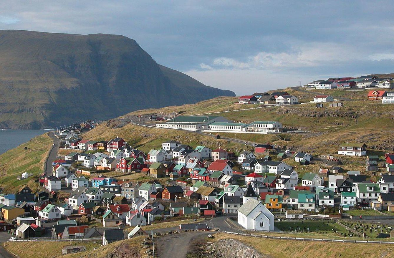 La localidad de Eioi, en las Islas Feroe. (Fuente: Wikimedia Commons)