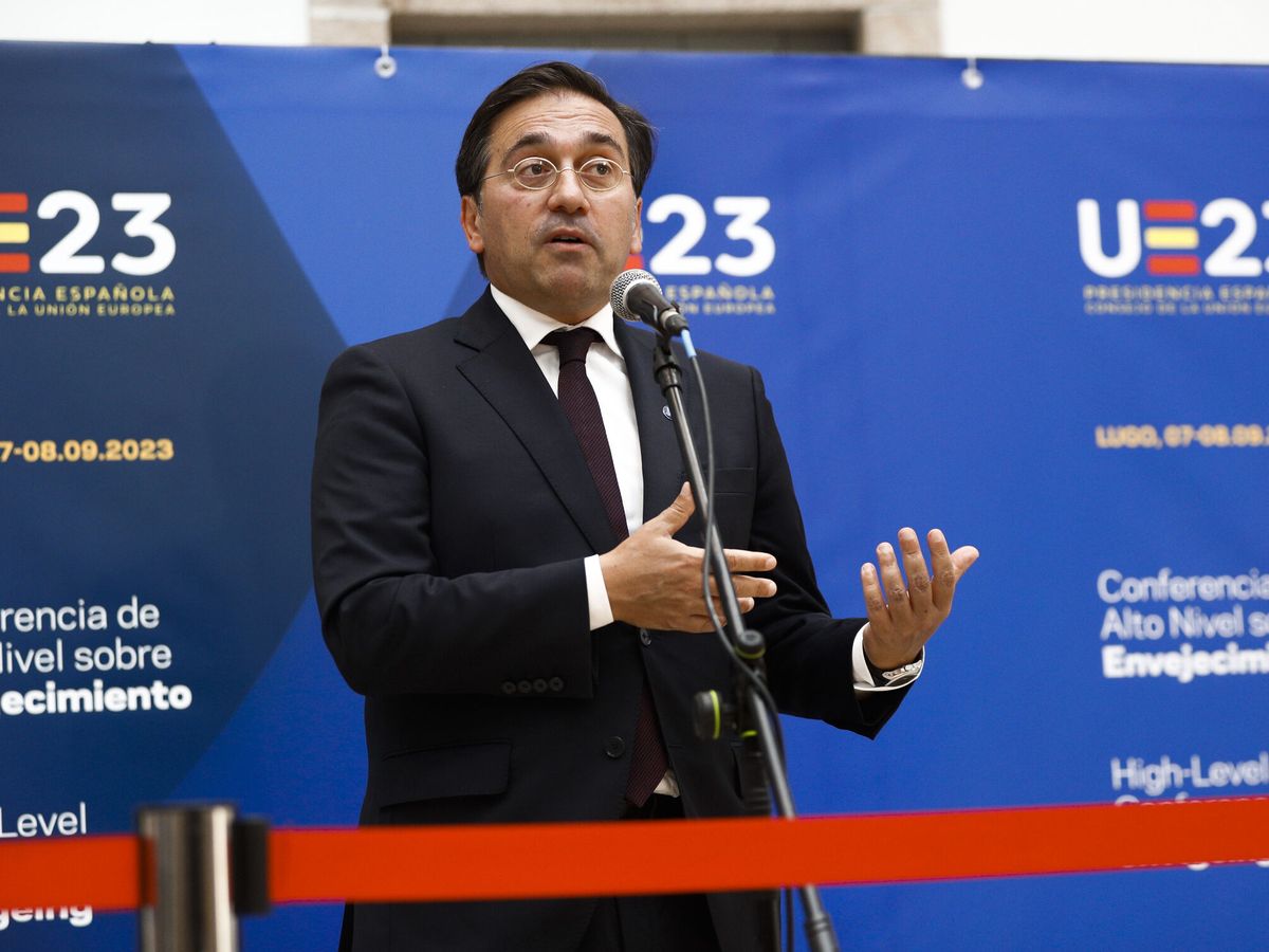 Foto: El ministro de Asuntos Exteriores, Unión Europea y Cooperación en funciones, José Manuel Albares. (EFE/Eliseo Trigo)