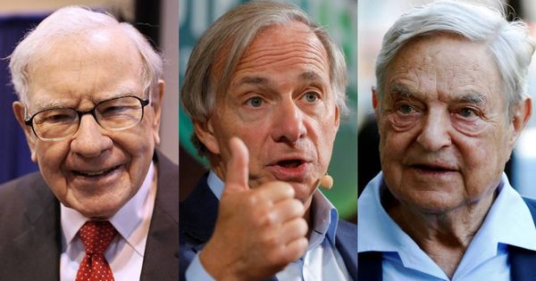 Foto: De izquierda a derecha: Warren Buffett, Ray Dalio y George Soros. (Imágenes: Reuters)