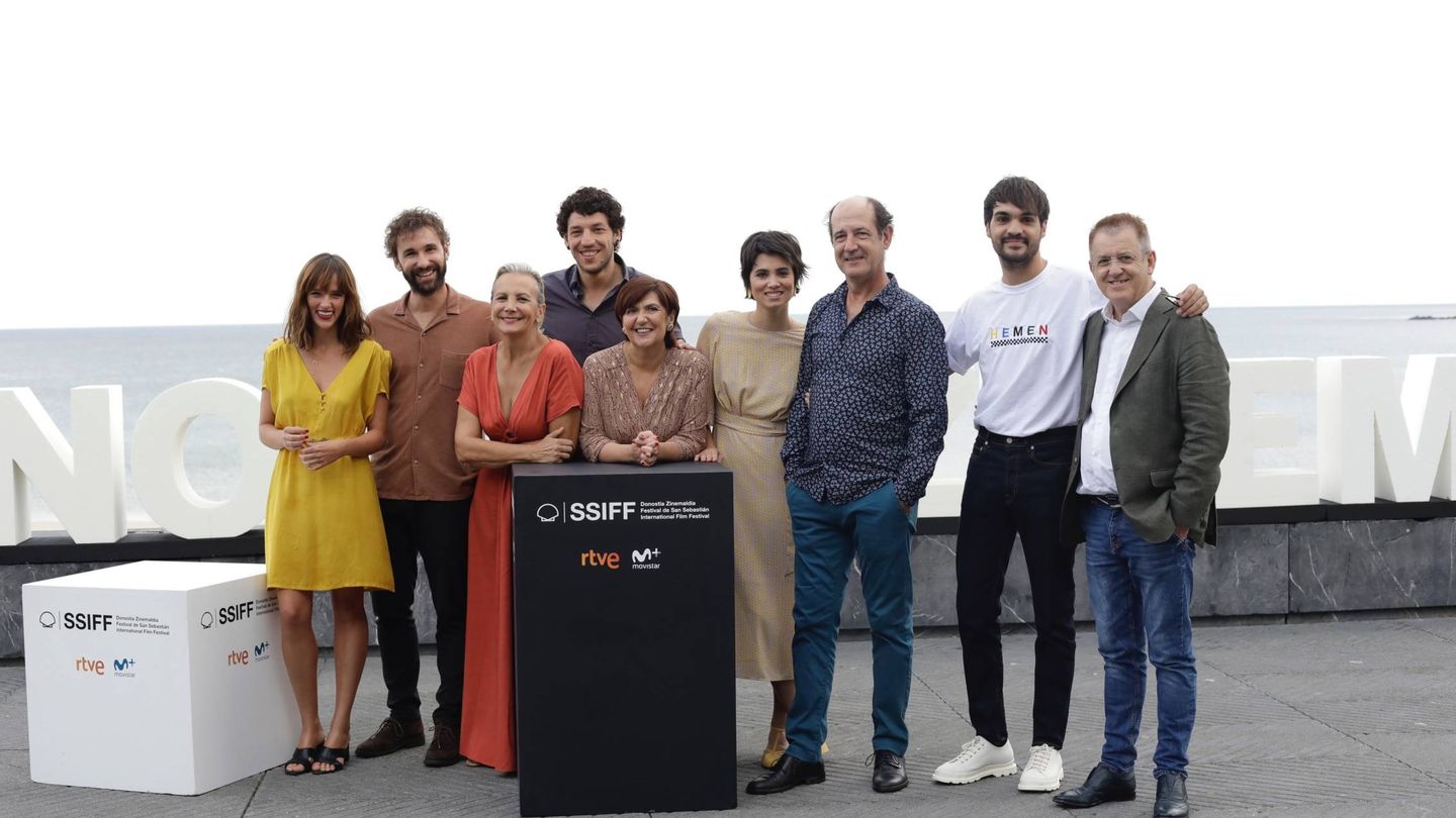 Los actores de 'Patria' en el Festival Internacional de Cine de San Sebastián. (HBO).