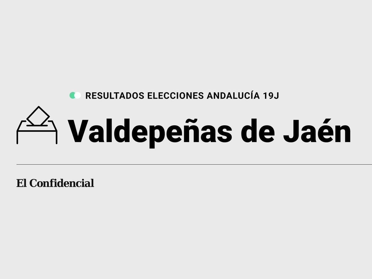 Foto: Resultados en Valdepeñas de Jaén, Jaén, de las elecciones de Andalucía 2022 este 19-J (C.C./Diseño EC)