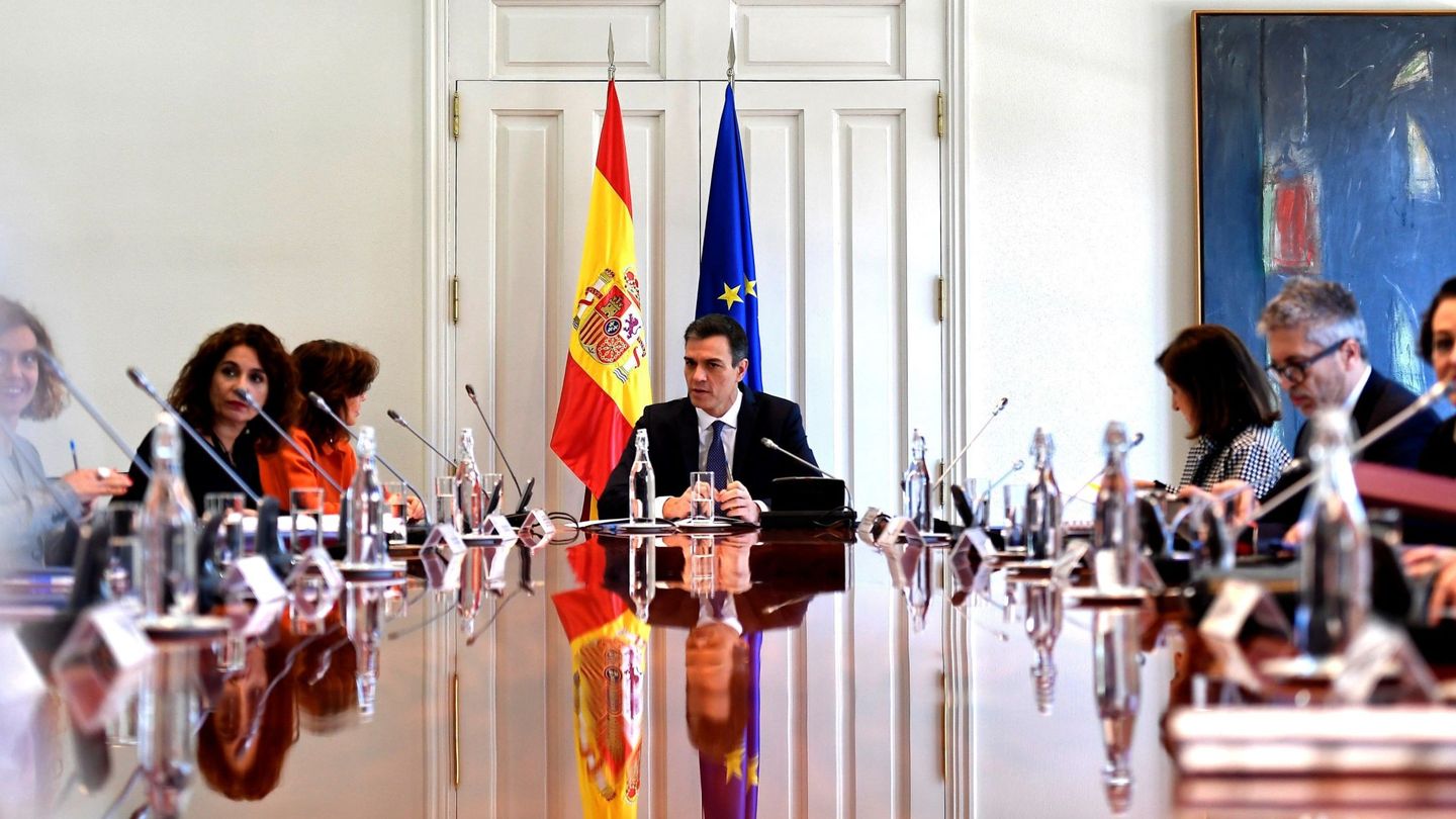 Pedro Sánchez, presidiendo una reunión del Consejo de Seguridad Nacional. (EFE)