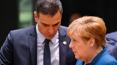 Sánchez, en bancarrota, en manos de Merkel