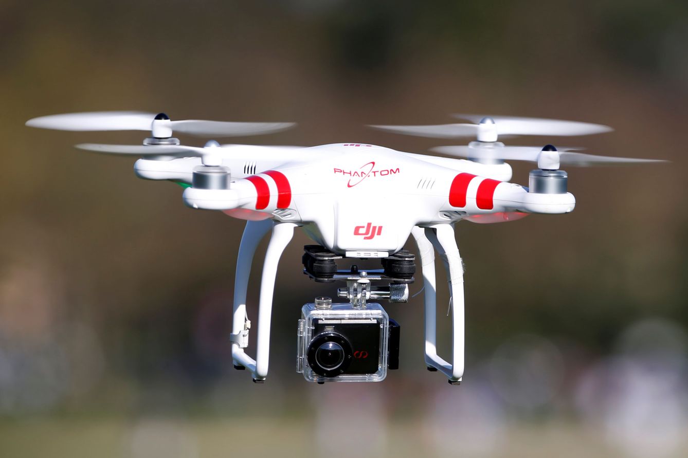 Un dron modelo Phantom. (Reuters)