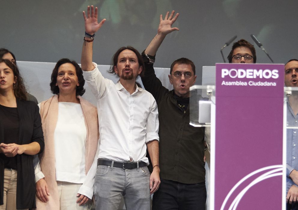 Foto: La cúpula de Podemos.