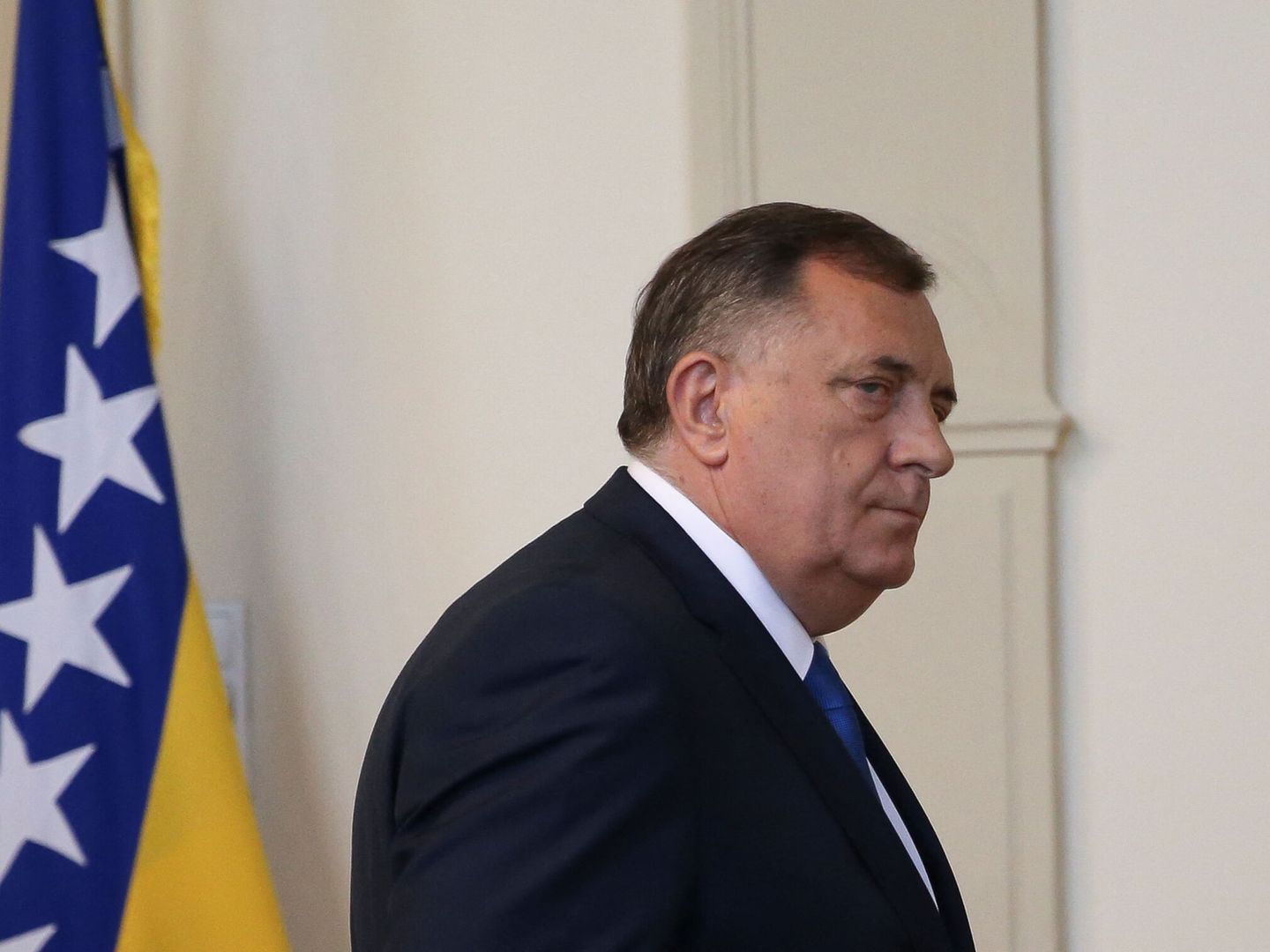Milorad Dodik, líder serbobosnio, en Sarajevo. (Reuters/Dado Ruvic)