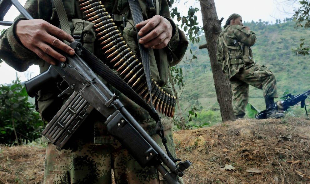 Miembros del Ejército de Colombia desplegados en la zona (Efe)