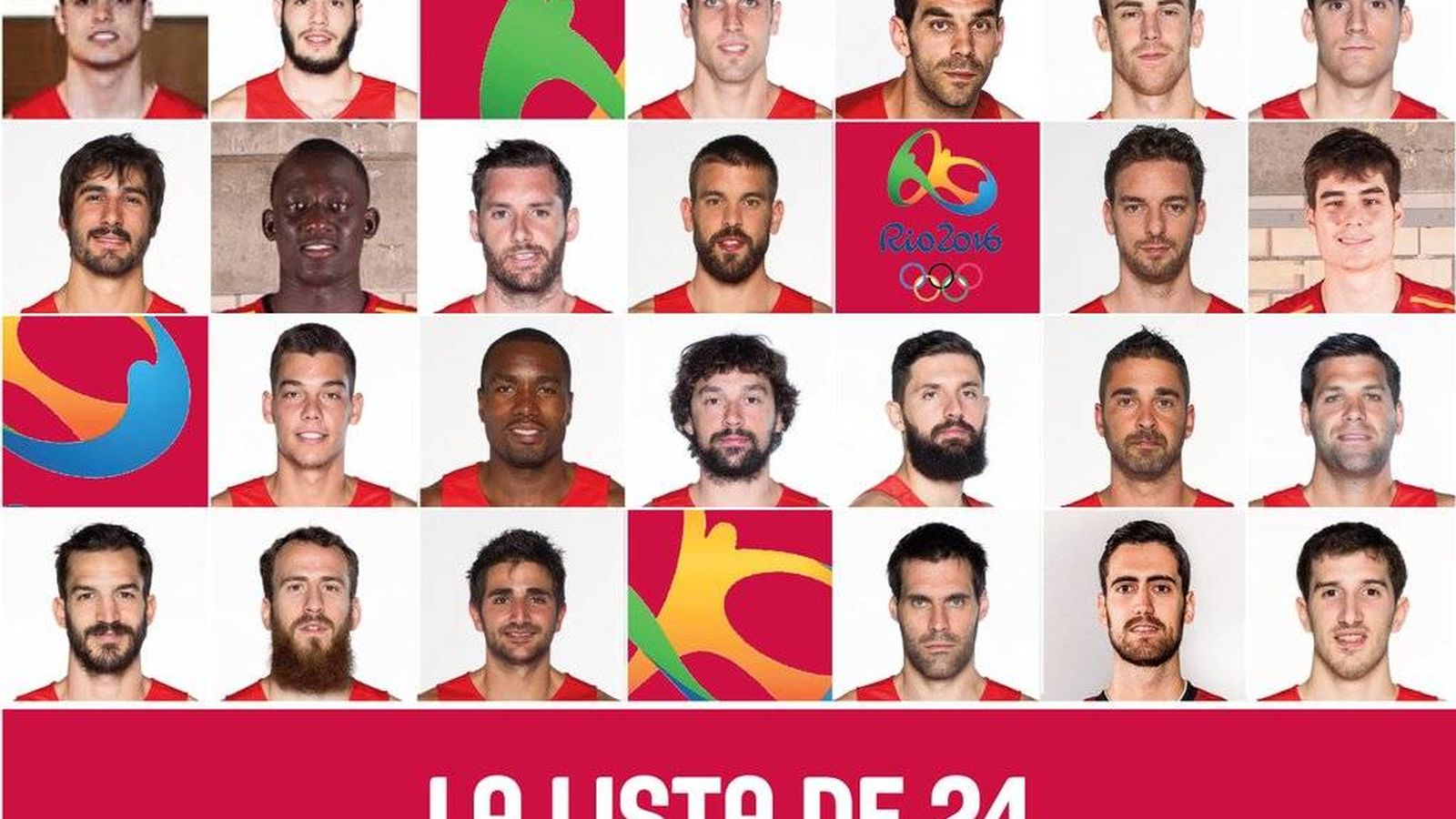 chupar Becks tímido De estos 24 jugadores saldrán los 12 de España para los Juegos de Río