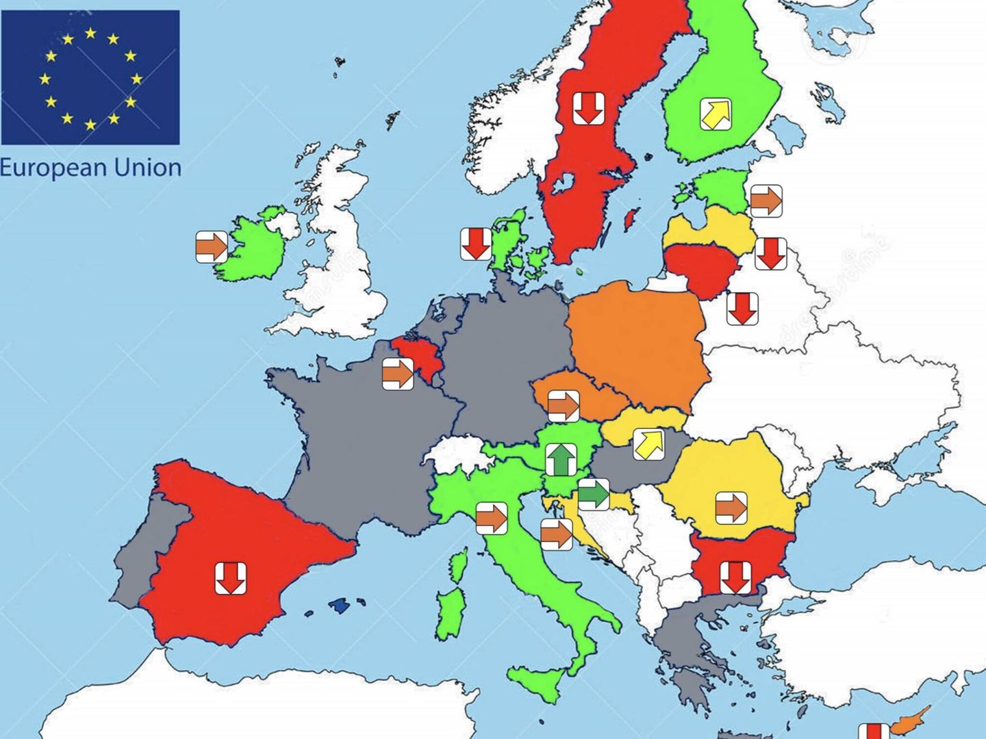 Puntuaciones y tendencias de los indicadores de calidad fluvial en los Estados miembros de la UE (IIAMA-UPV)