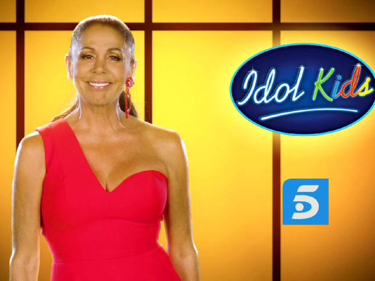 Foto: Isabel Pantoja, en la promo de 'Idol Kids'. (Mediaset)