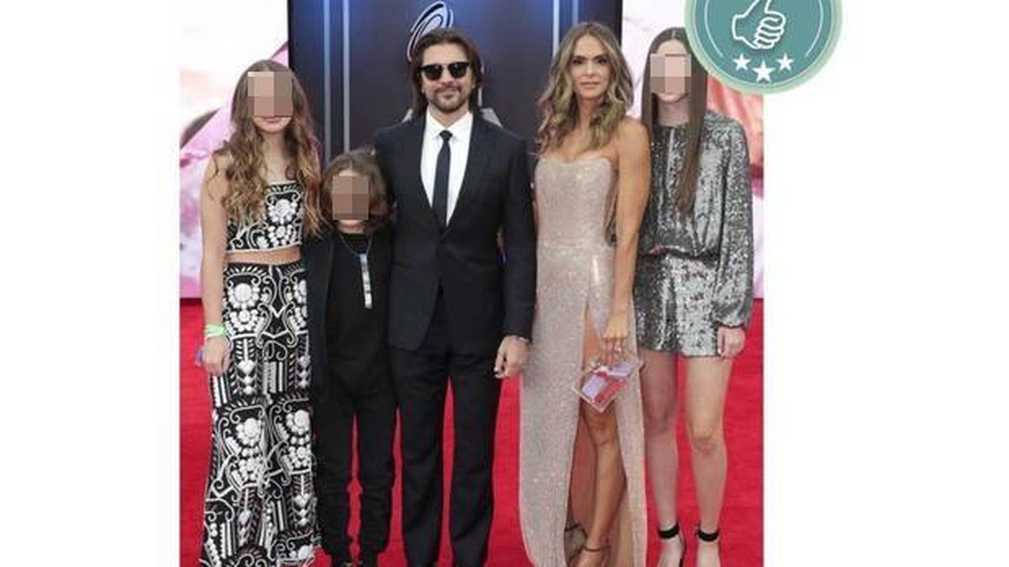 Juanes y familia (Getty Images)