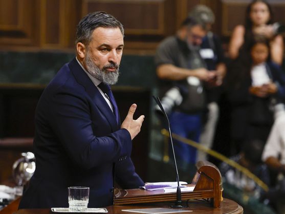 Santiago Abascal hoy en el Congreso: "La única discusión que tienen de ...