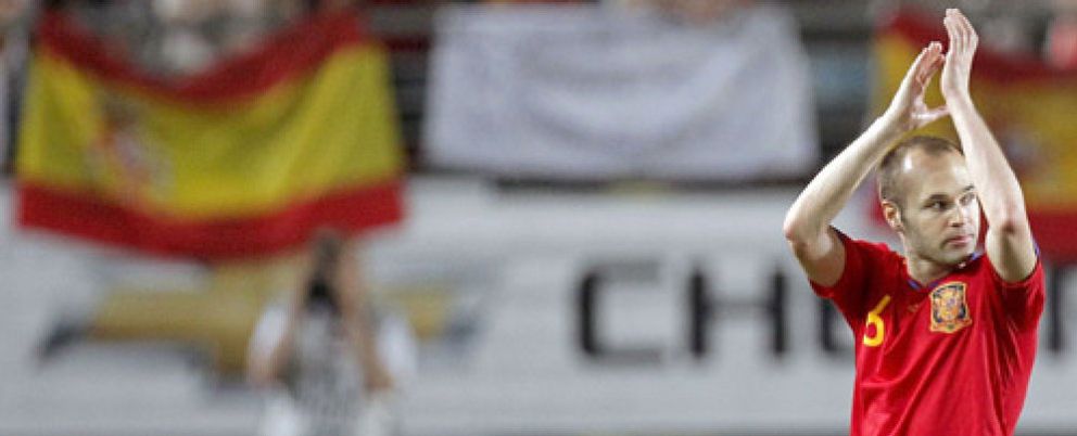 Foto: Iniesta sólo fue sustituido por precaución