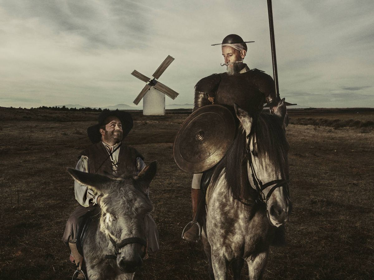 Foto: Representación de Don Quijote y Sancho Panza. (iStock)