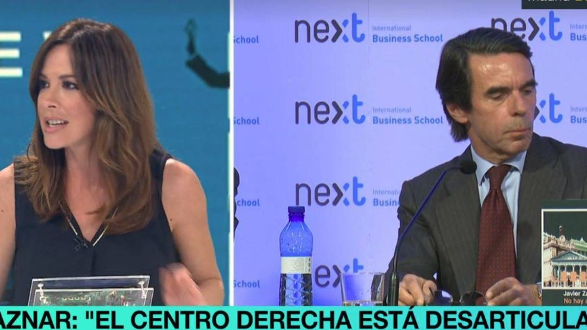 Mamen Mendizábal responde a Aznar en directo: "No asociemos corrupción y cáncer"