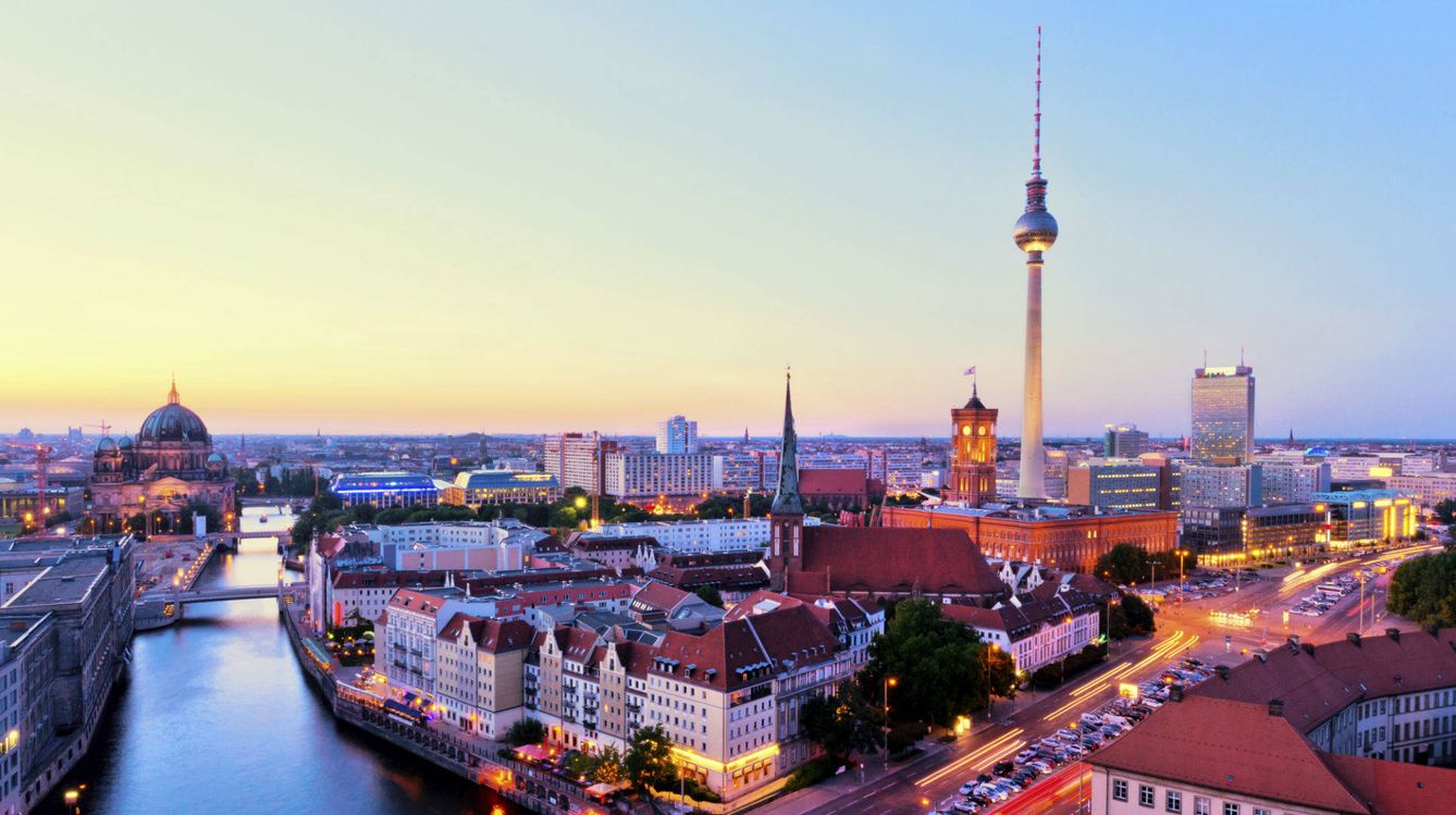Vista panorámica de Berlín.