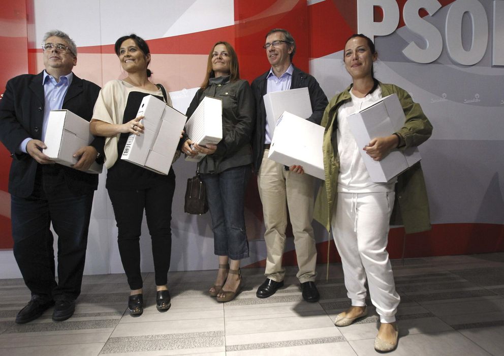 Foto: Madina presenta los avales para luchar por el liderazgo del PSOE. (EFE)
