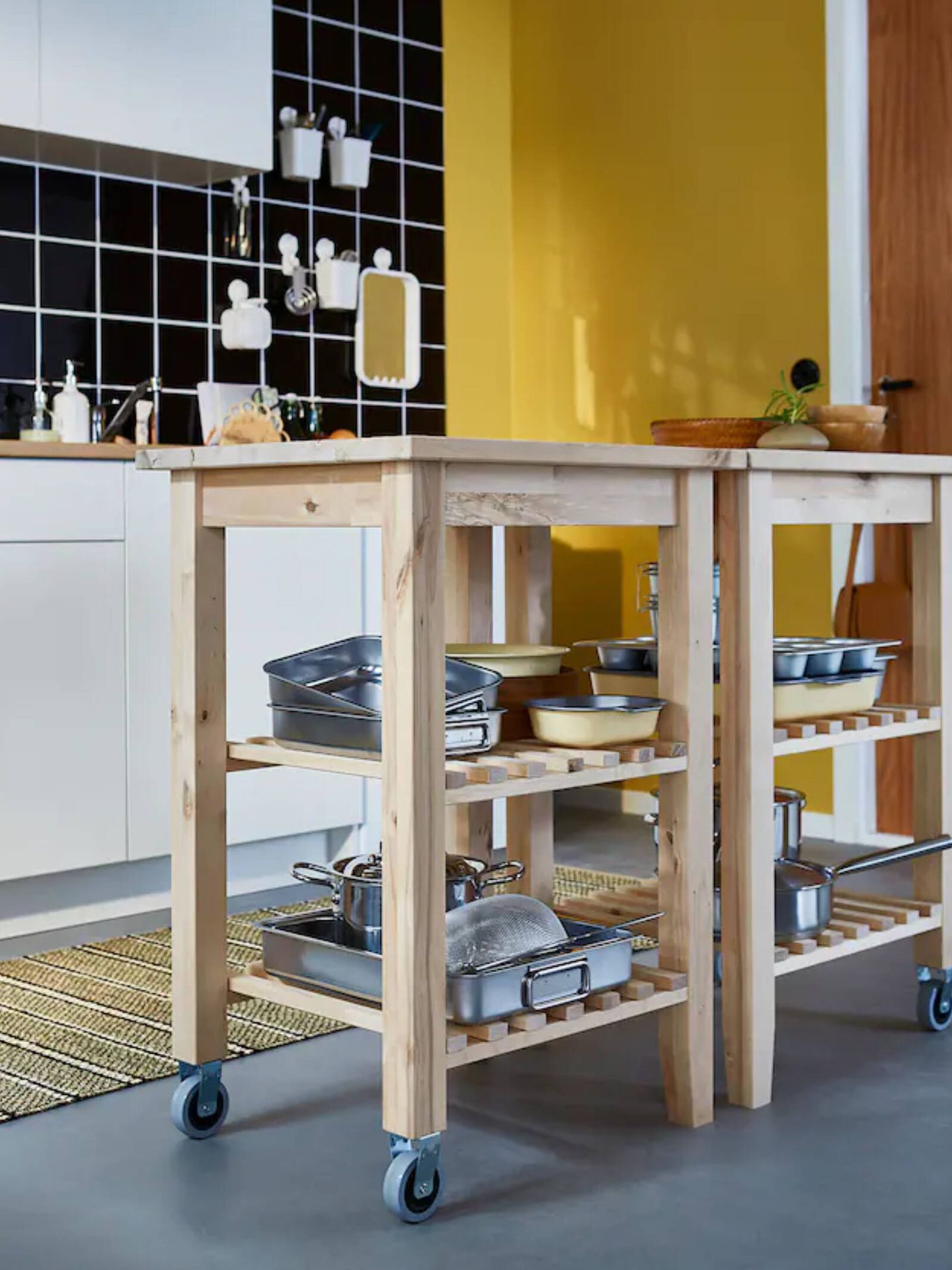 Soluciones de Ikea y Shein Home para cocinas pequeñas. (Cortesía/Ikea)