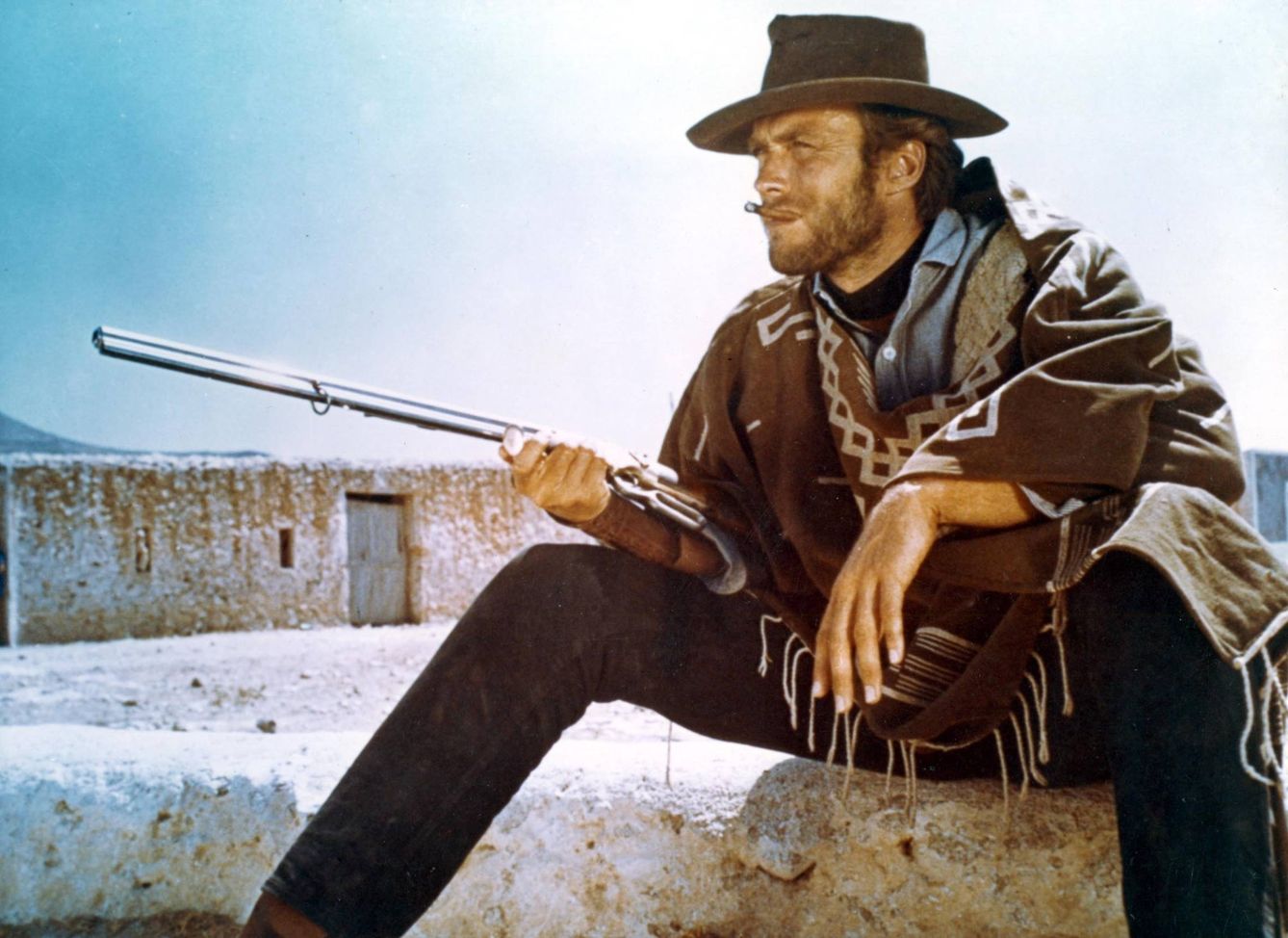 Clint Eastwood en 'Por un puñado de dólares'.