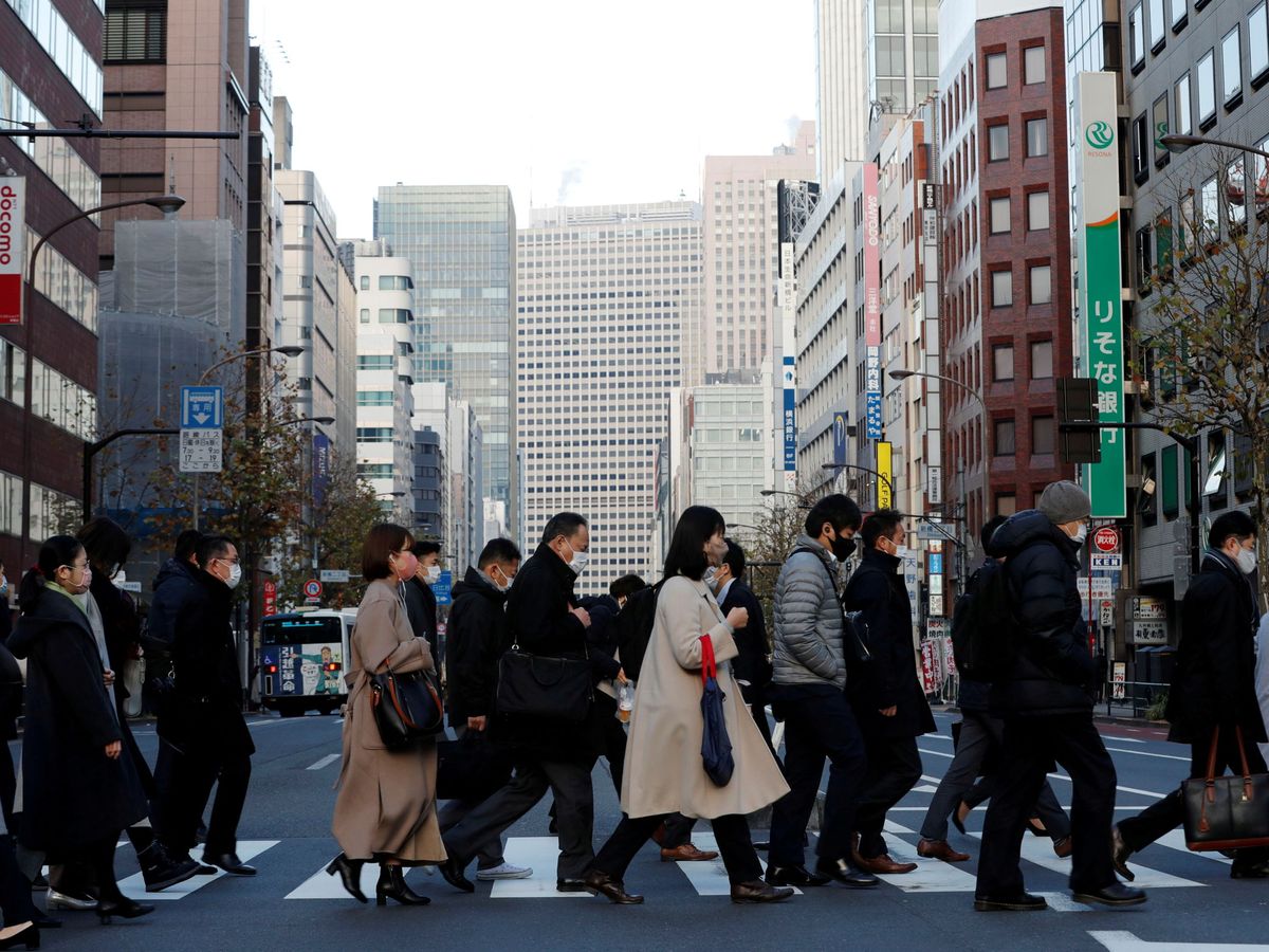 Foto: Una calle de Tokio, en enero de 2021. (Reuters)