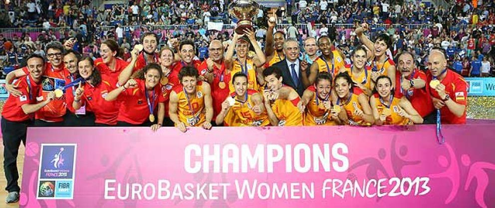Foto: España gana a Francia (70-69) y conquista su segundo oro en un Eurobasket