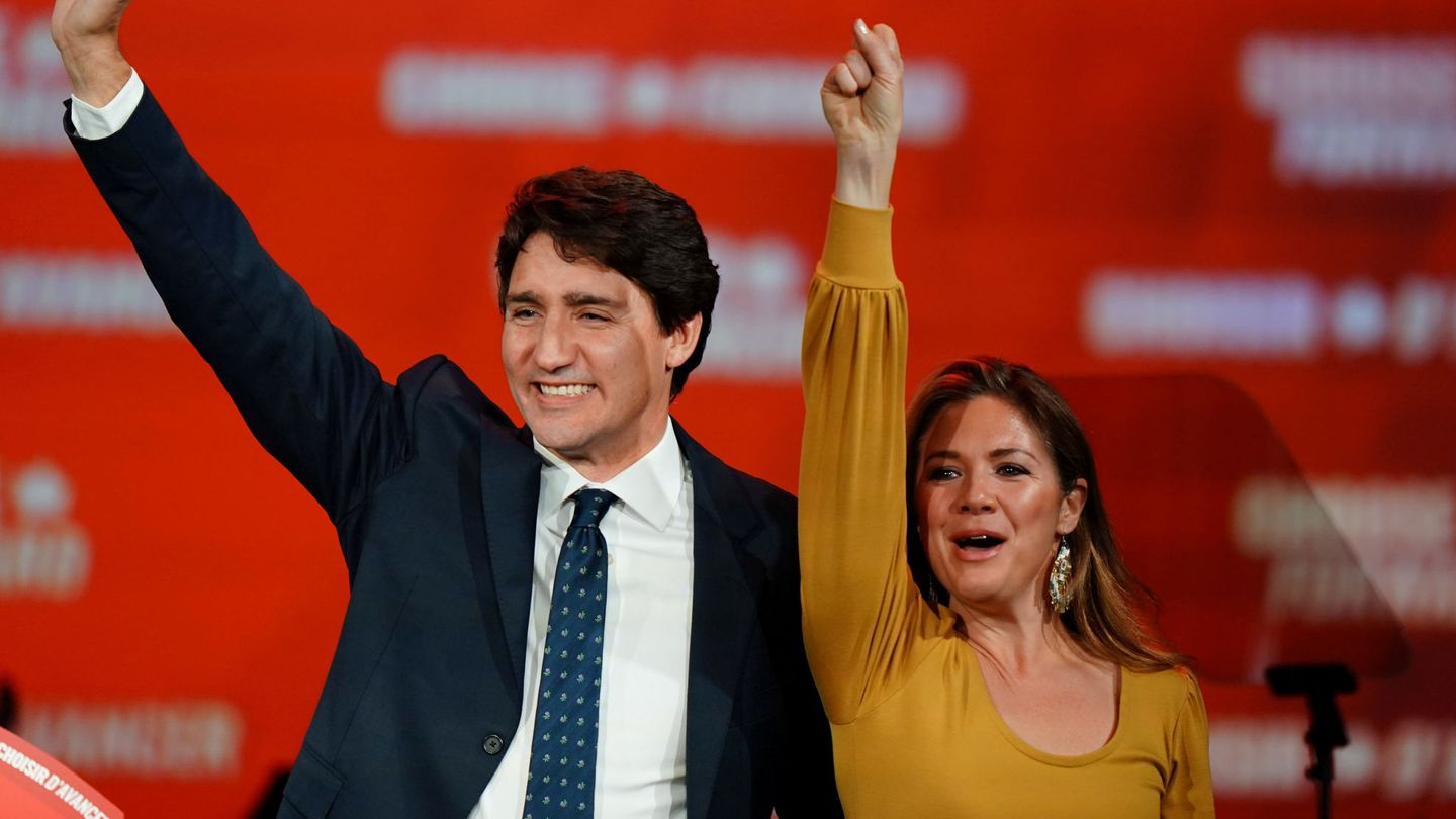 Justin Trudeau, con su mujer, en una imagen de archivo. (Reuters)