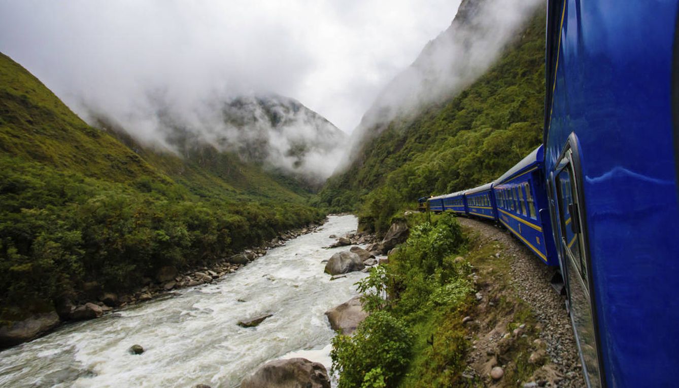 Tren de Aguas Calientes, en Perú