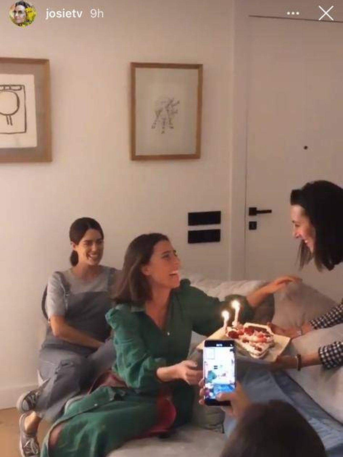 Sofía Palazuelo en una fiesta de cumpleaños en 2020. (Instagram/@josietv)