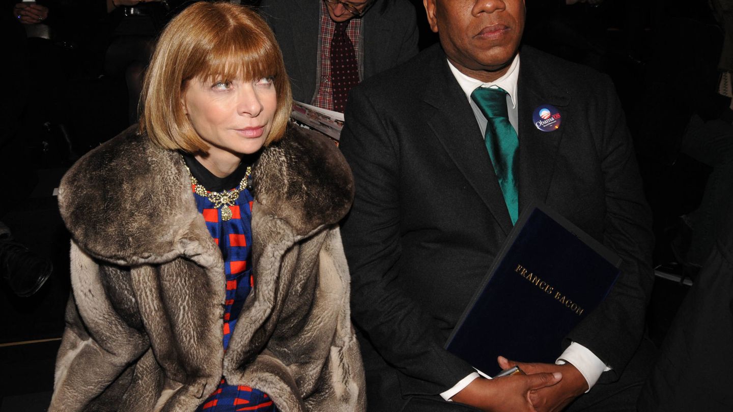  André Leon Talley y Anna Wintour (Getty)