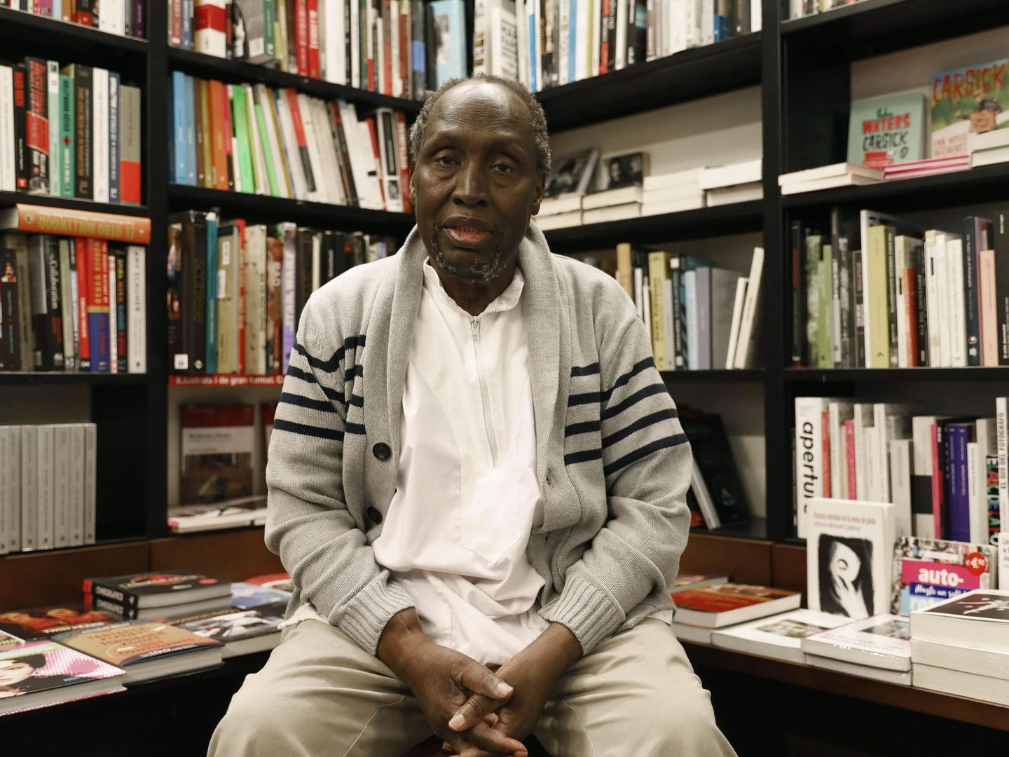 El eterno aspirante al Nobel de Literatura, el escritor keniata, Ngugi wa Thiong'o, en 2019. (EFE)