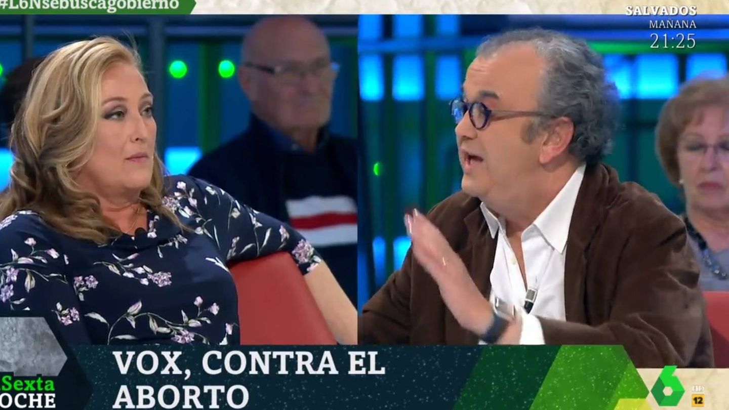 Elisa Beni y Roig debaten sobre la exhumación de Franco. ('La Sexta noche').