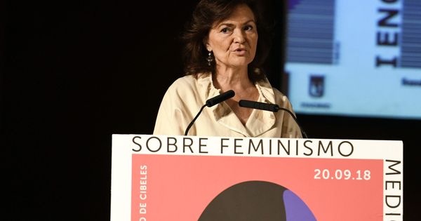 Foto: La vicepresidenta del Gobierno, Carmen Calvo. (EFE)