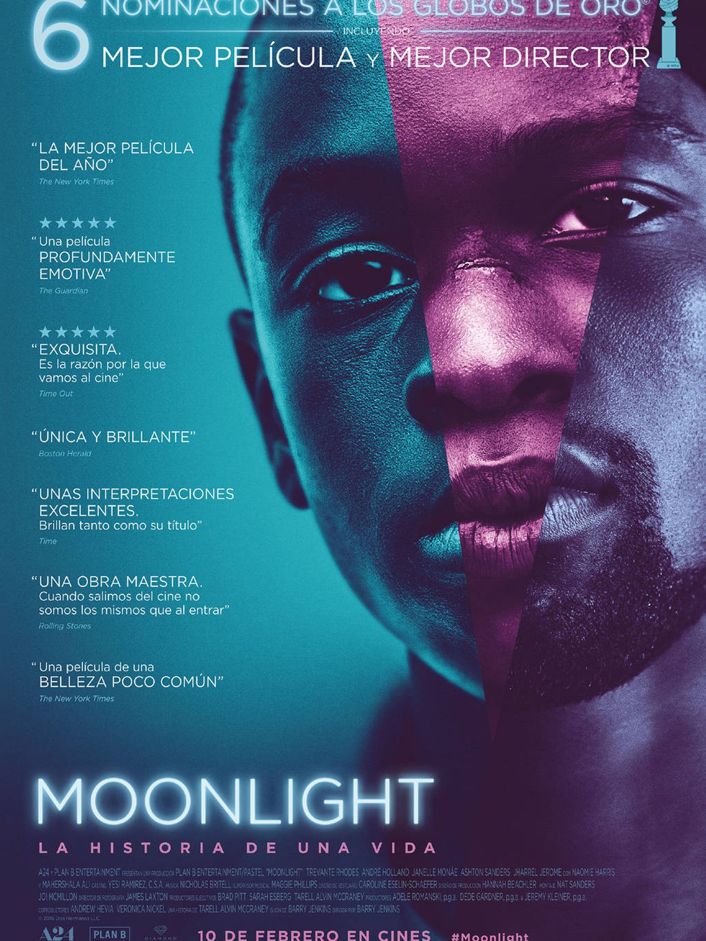 Cartel de 'Moonlight'.