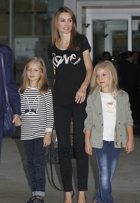 Foto: La princesa Letizia y las infantas