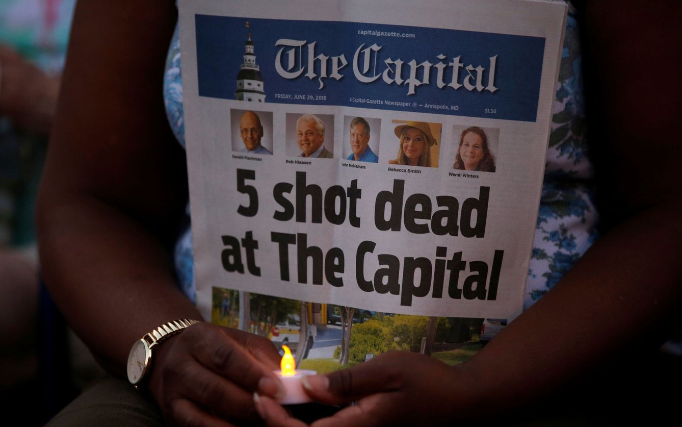 Los cinco asesinados de Capital Gazette (Reuters)