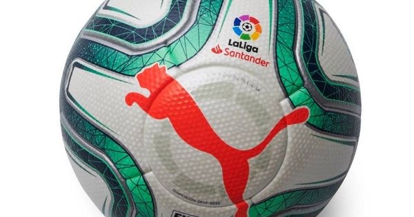 Foto: El nuevo balón de Puma con el que se jugarán los partidos de Primera y Segunda en España. (vía Puma)